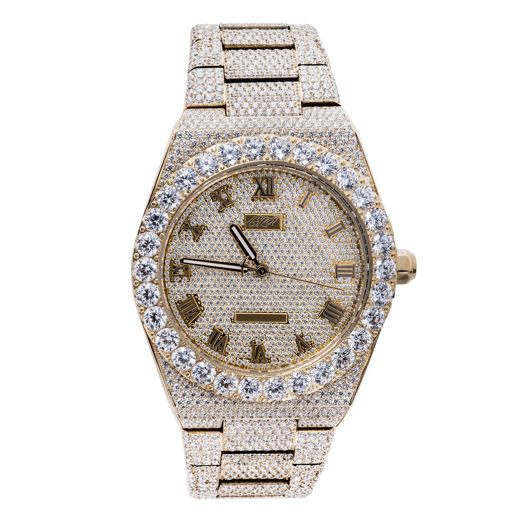 42MM Fully Iced Moissanite Alpha Era? in Gold